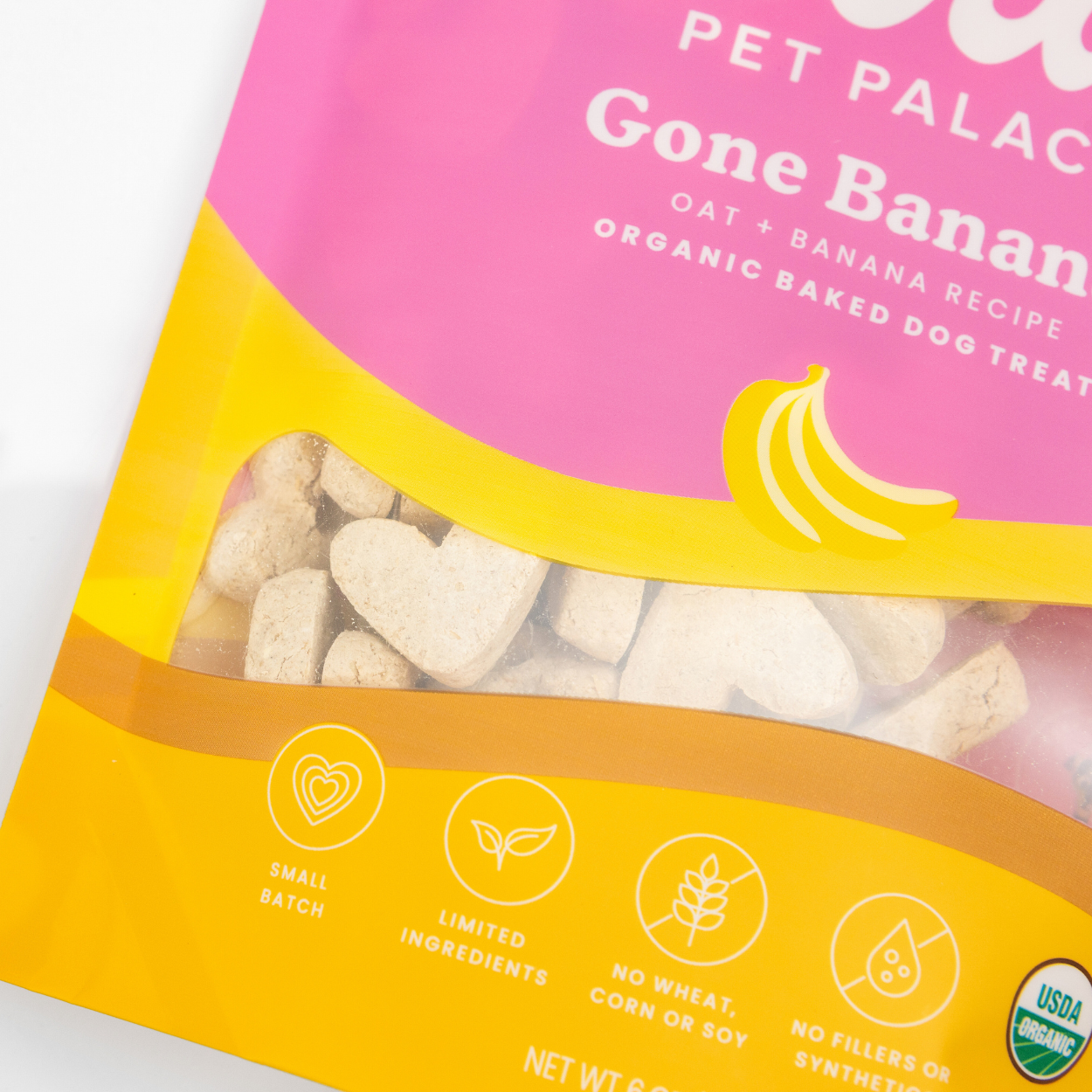 Organic Baked Dog Treats - Gone Bananas by Ava's Pet Palace
