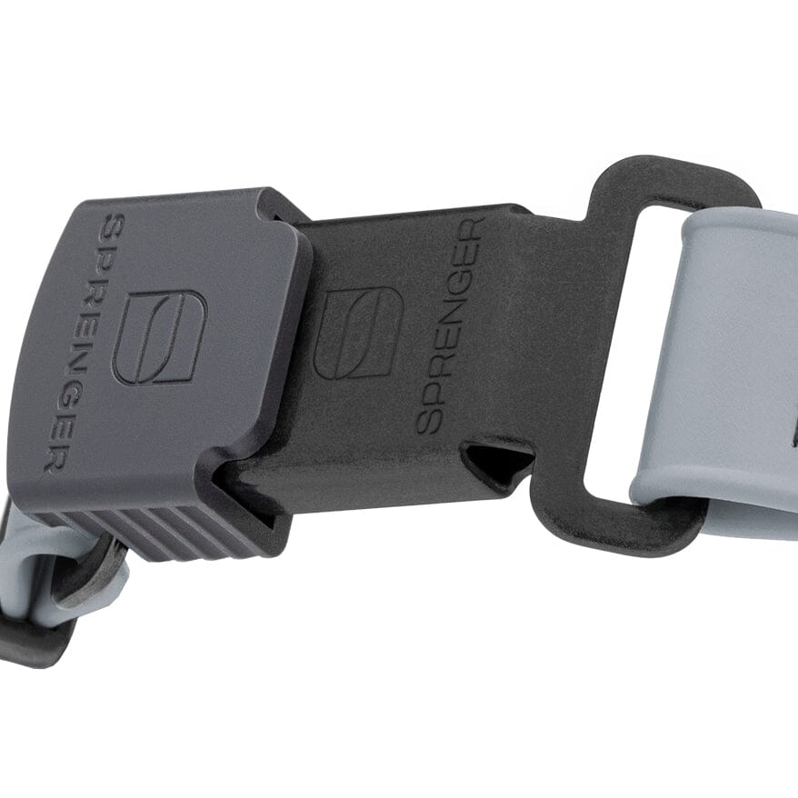 Herm Sprenger - ClicLock Safety Fastener for Flat-Style Collars – Black Stainless Steel by Dogline