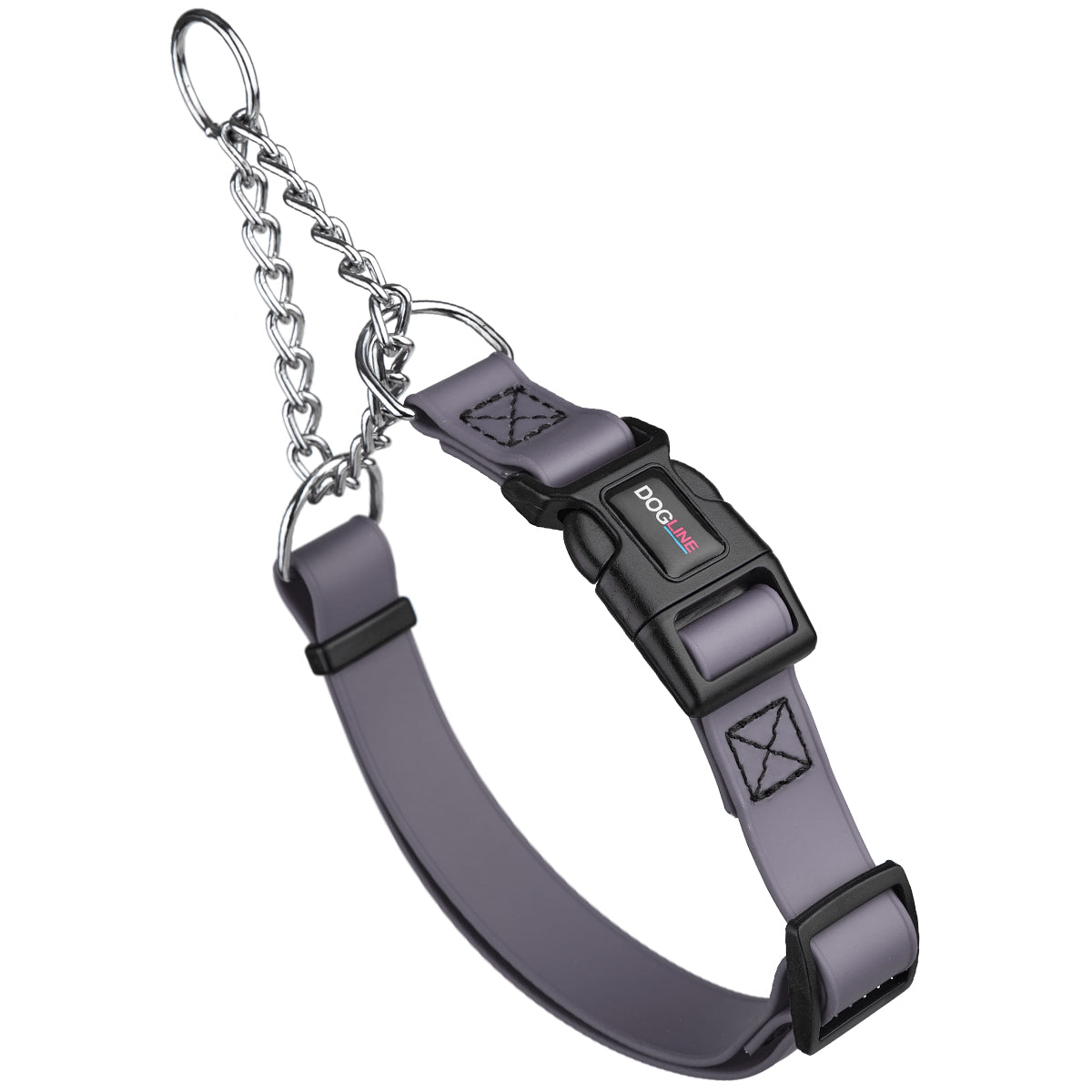 Biothane Adjustable Martingale Collar with Quick Release Buckle by Dogline