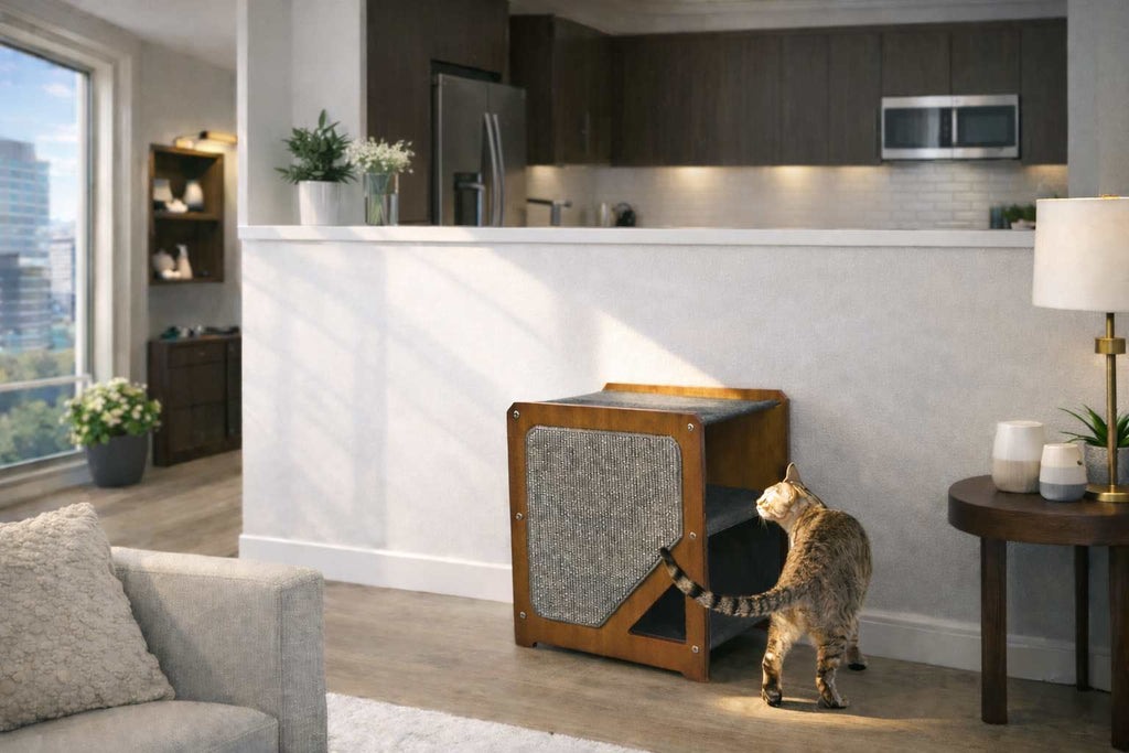 The Grotto - Short Cat Tree for Small Spaces by Catastrophic Creations