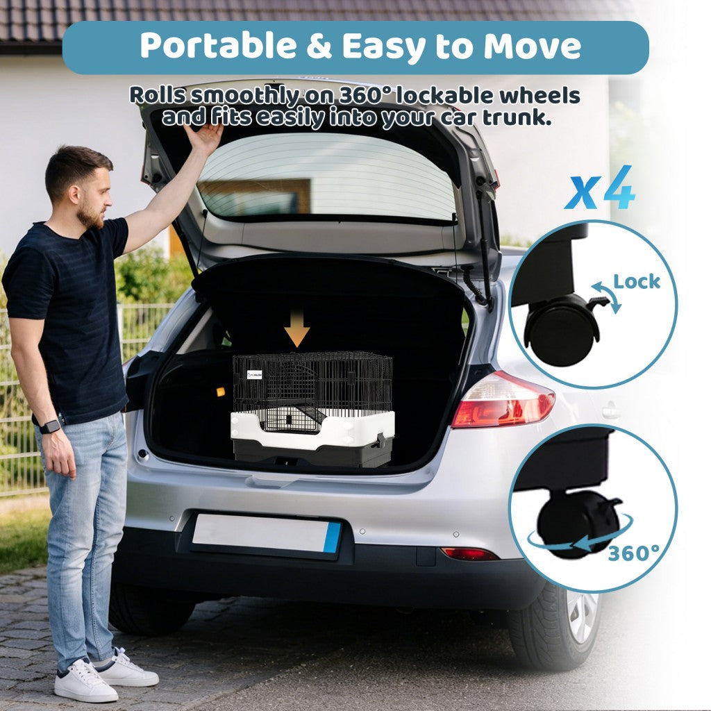 25" Small Animal Cage W25P-1F by Homey Pet Official