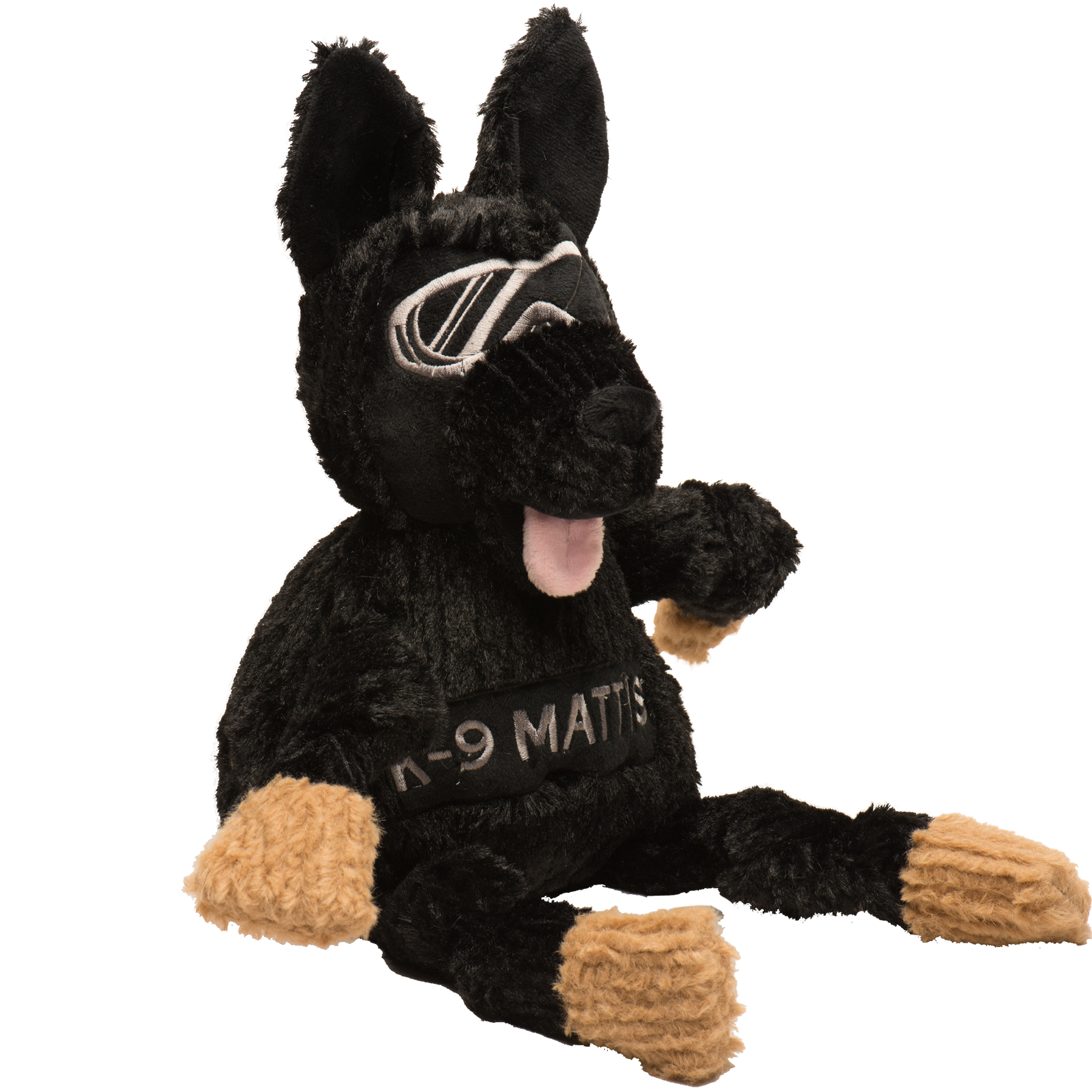 HuggleCause™, Project K-9 Hero, K-9 Mattis Knottie® Plush Dog Toy, Large by HuggleHounds