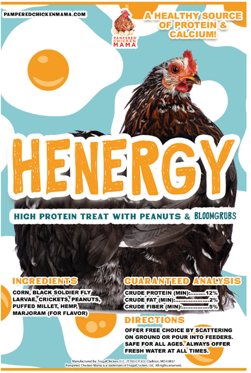 Henergy Textured Treat: Makes Cooped Chickens Happy! by Dahlia Pets