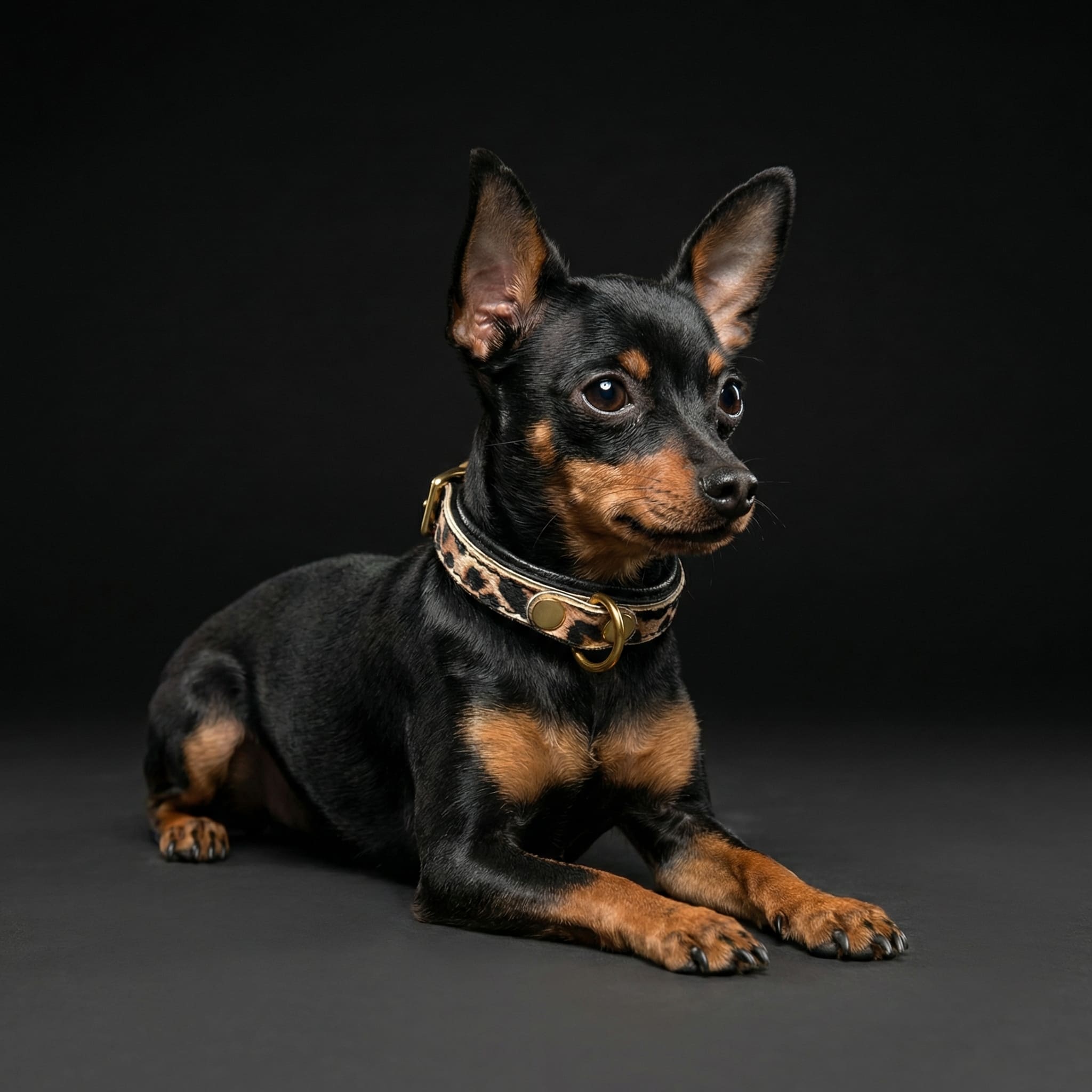 The Leopard Puppy Collar by Bestia Dog Gear