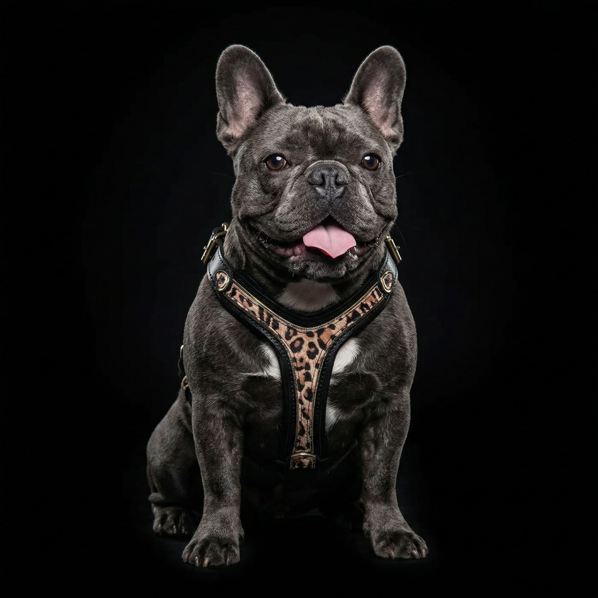 The Leopard Harness Small to Medium Size by Bestia Dog Gear