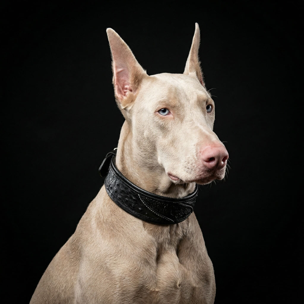 The "Korona" collar BLACK EDITION by Bestia Dog Gear