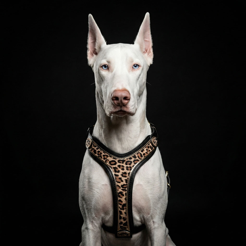 The Leopard Harness by Bestia Dog Gear