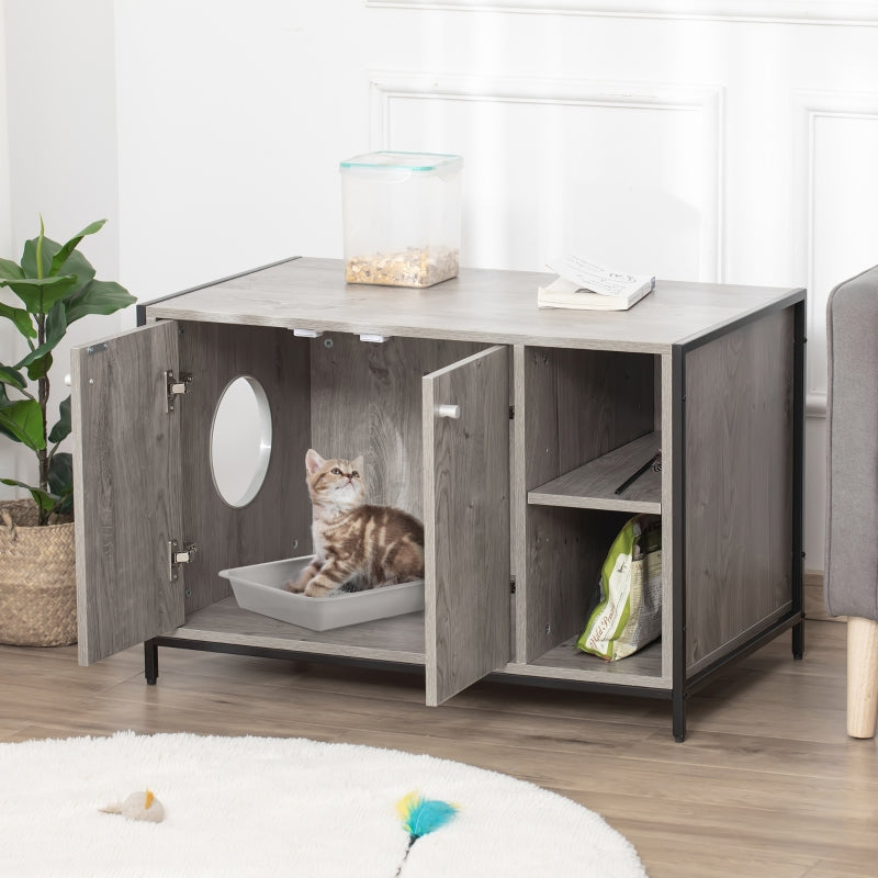 Hidden Cat Litter Box Enclosure by Furr Baby Gifts