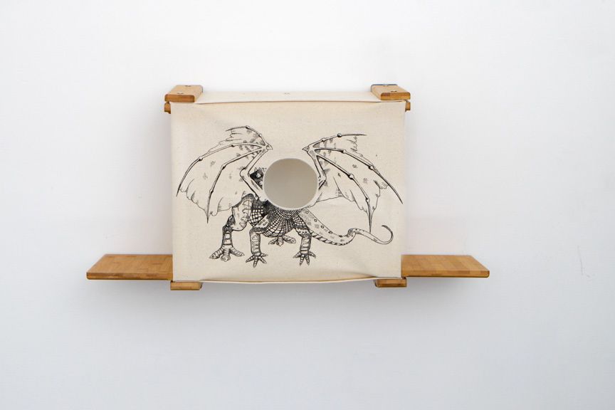 Cat Cubby for Wall - Covered Cat Bed by Catastrophic Creations