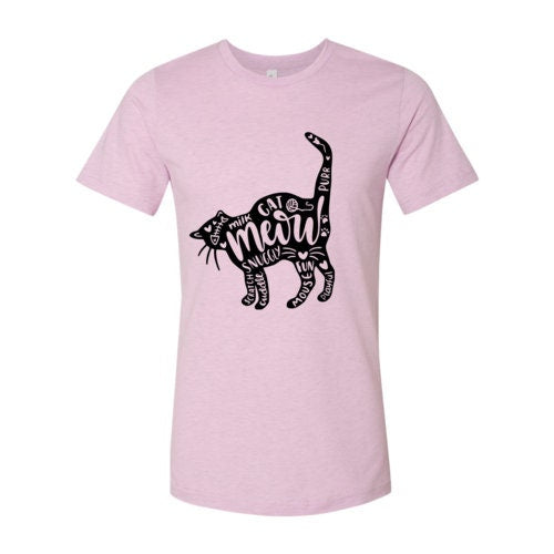 Cat And Words T-Shirt by Furr Baby Gifts