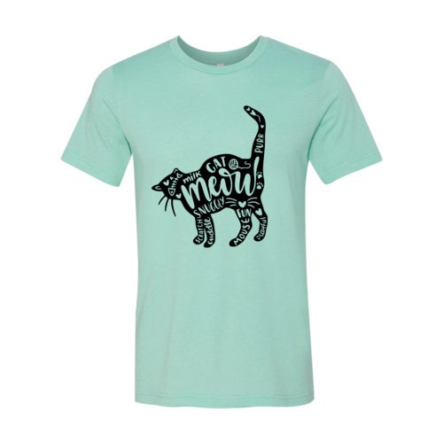 Cat And Words T-Shirt by Furr Baby Gifts
