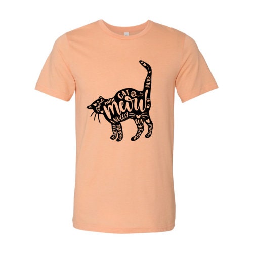 Cat And Words T-Shirt by Furr Baby Gifts