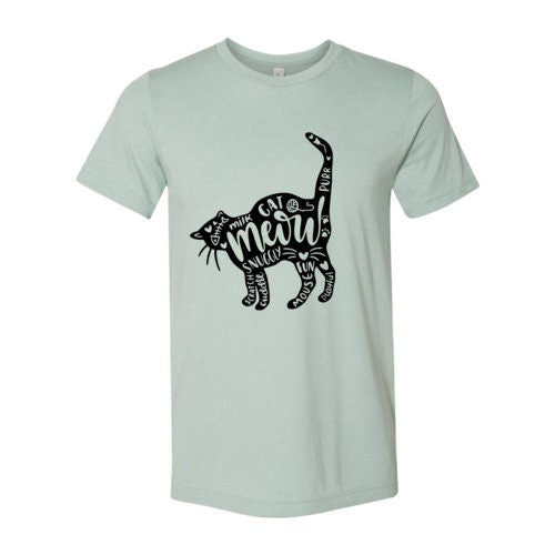 Cat And Words T-Shirt by Furr Baby Gifts