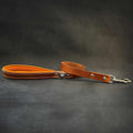 The "Eros" Brown Leash 1 inch wide by Bestia Dog Gear