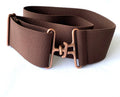 Chocolate + Copper Elastic Belt by ACE Equestrian