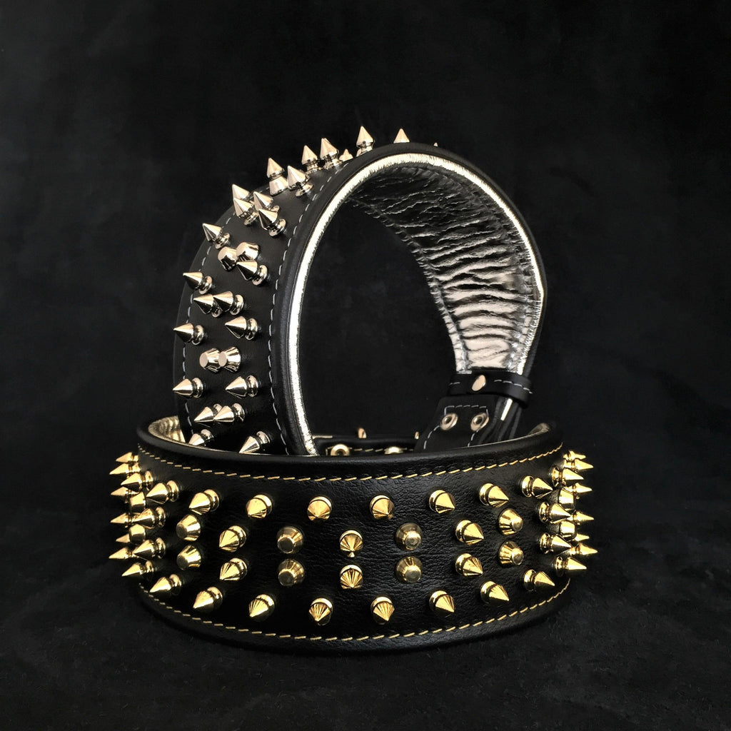 The "Crown" collar Black by Bestia Dog Gear