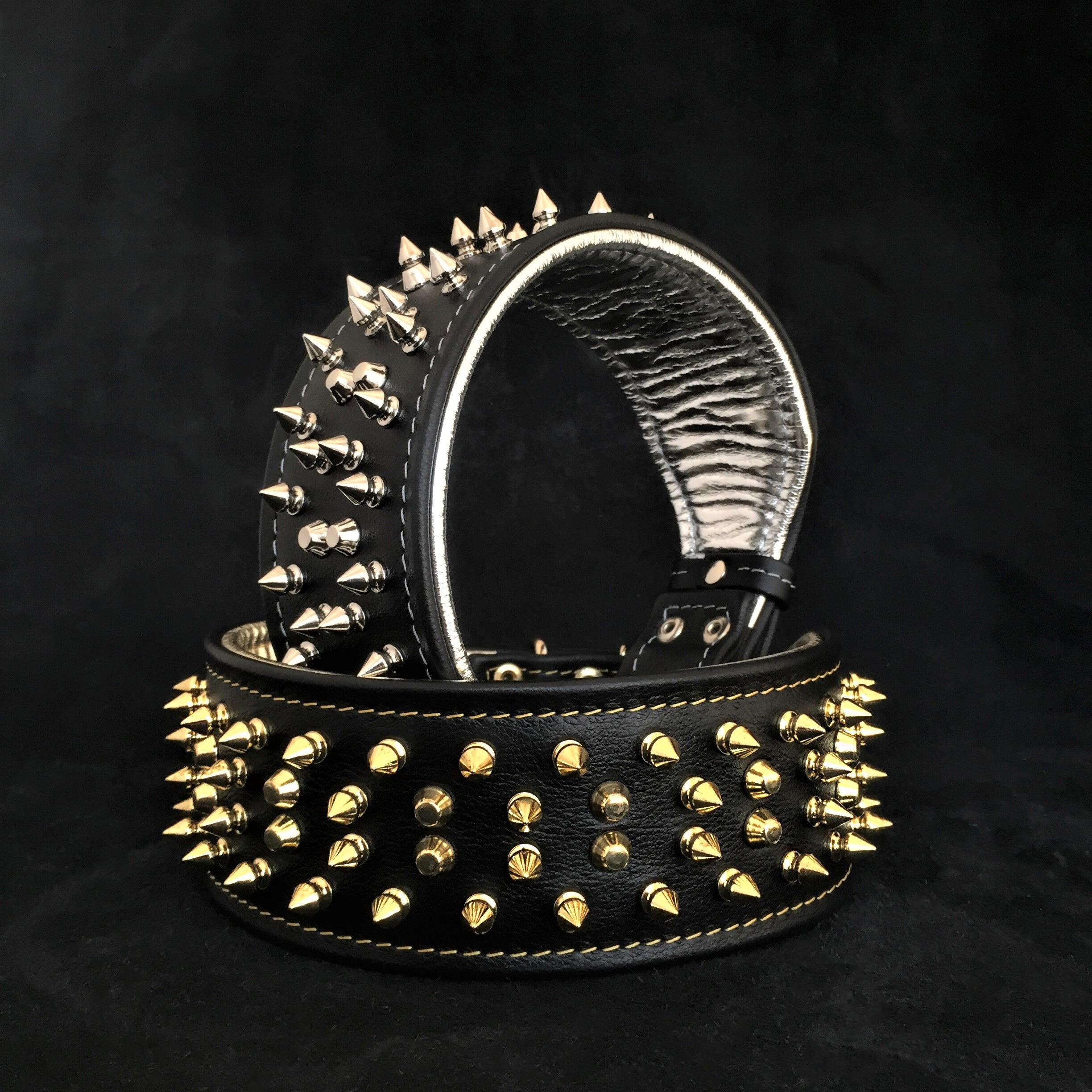 The "Crown" collar Black by Bestia Dog Gear