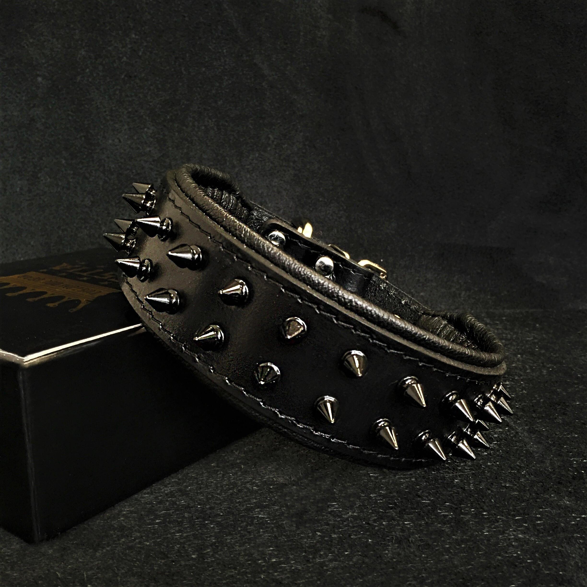 BLACK "Frenchie" collar by Bestia Dog Gear