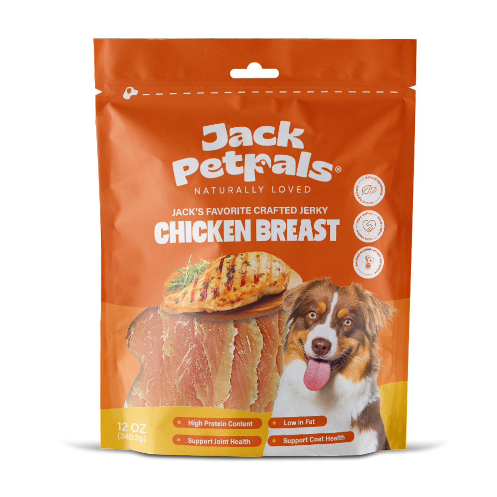 Jack PetPals Handcrafted Jerky Chicken Breast Dog Treats (12oz) by American Pet Supplies