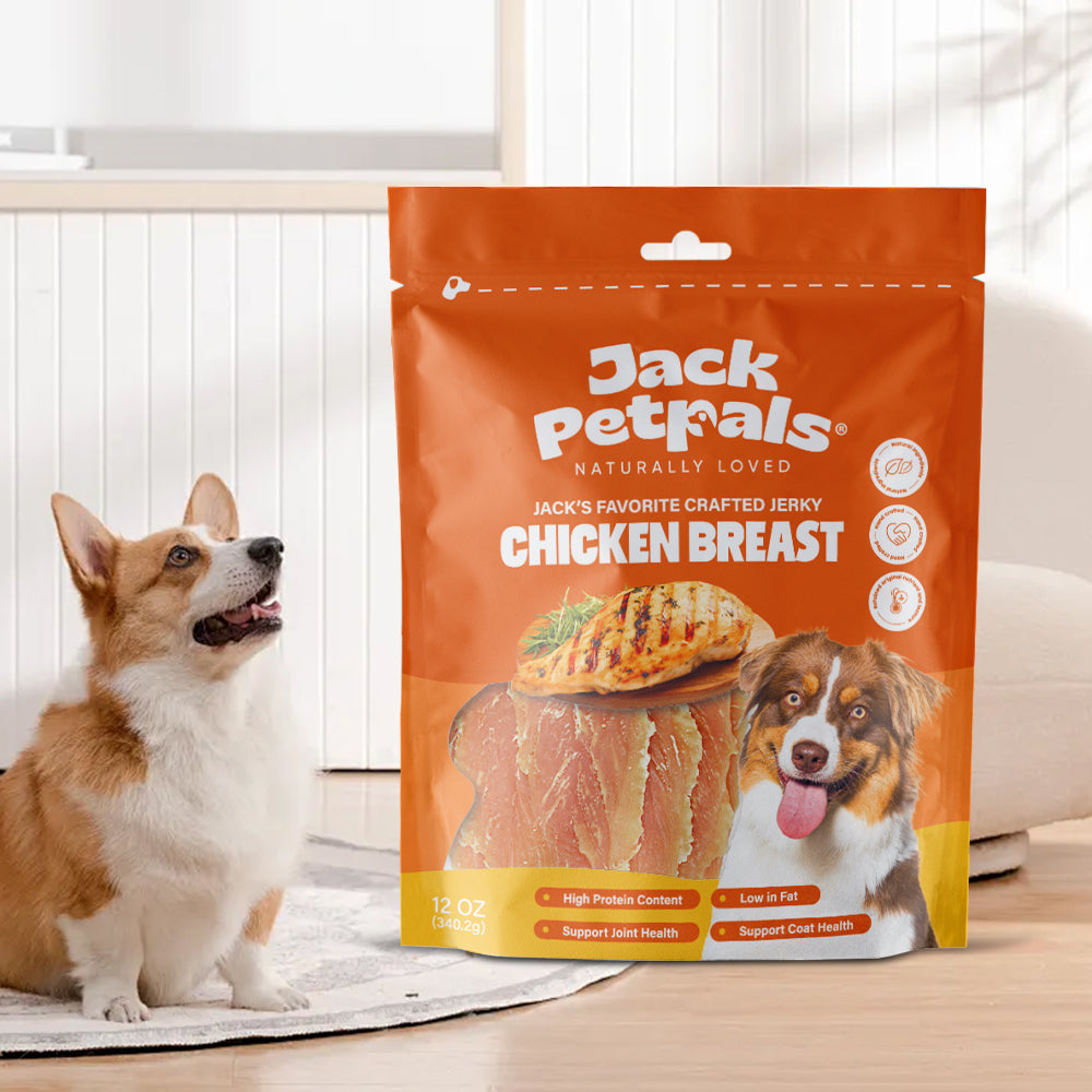 Jack PetPals Handcrafted Jerky Chicken Breast Dog Treats (12oz) by American Pet Supplies