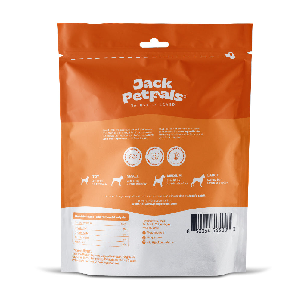 Jack PetPals Handcrafted Jerky Chicken Breast Dog Treats (12oz) by American Pet Supplies
