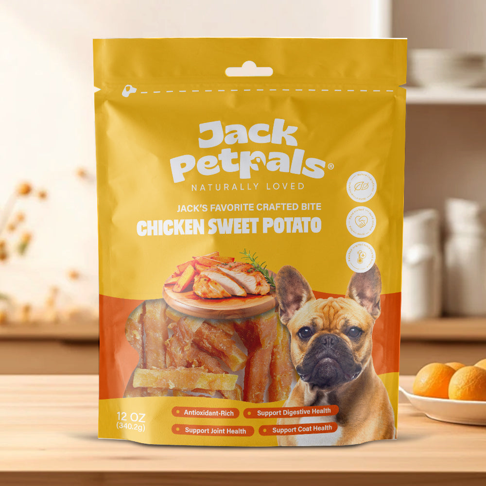 Jack PetPals Crafted Bite Chicken Sweet Potato Dog Treats (12oz) by American Pet Supplies