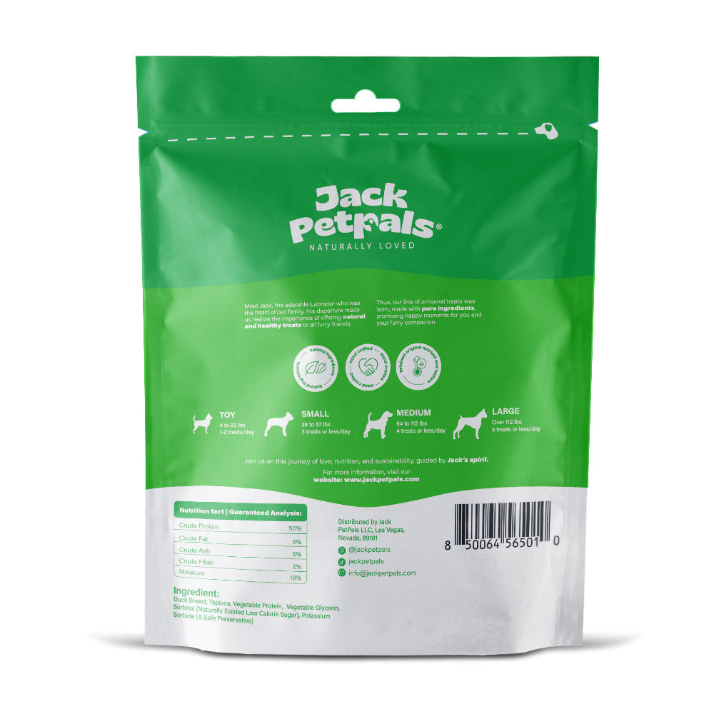 Jack PetPals Handcrafted Jerky Duck Breast Dog Treats (12oz) by American Pet Supplies