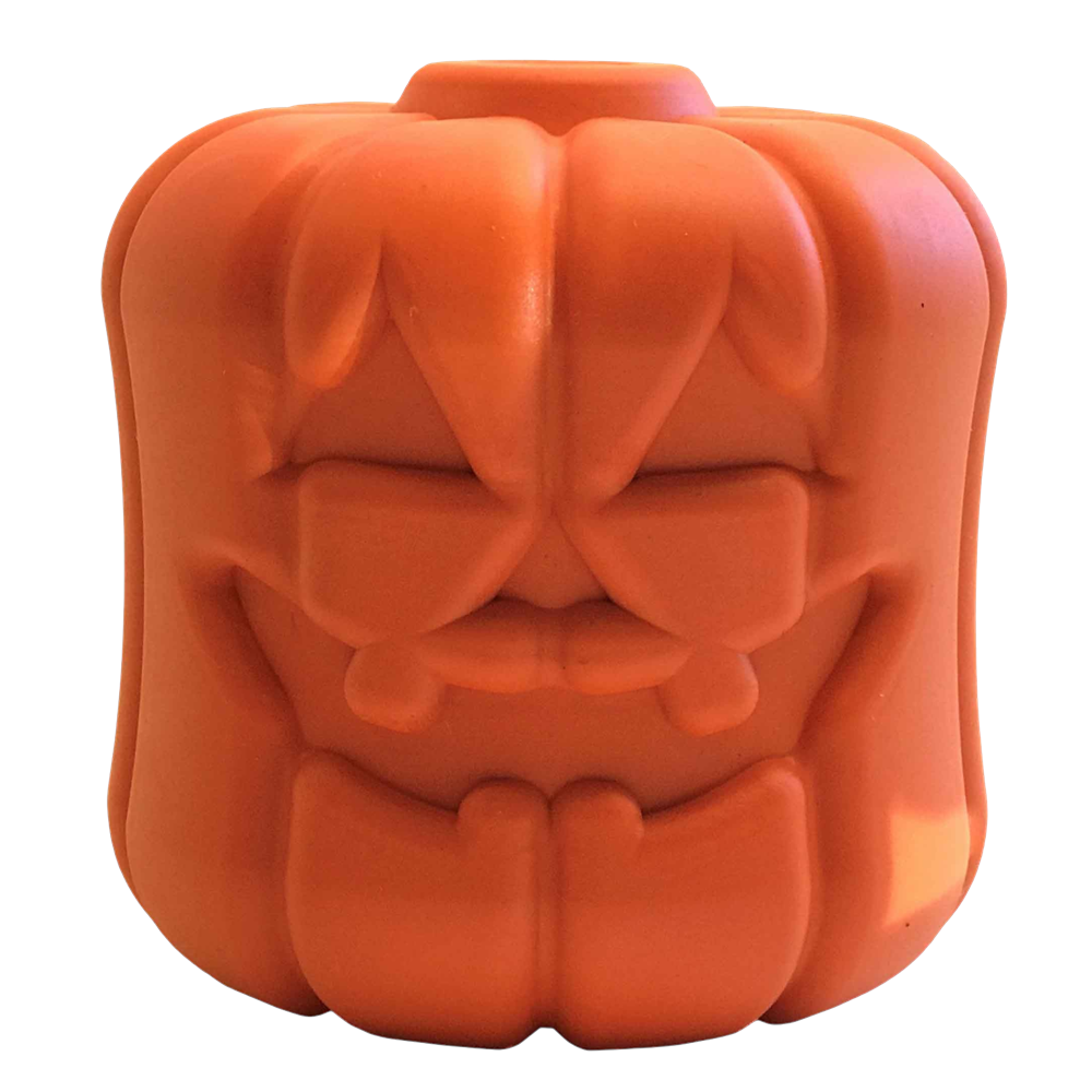 Jack O' Lantern Dog Toy - Durable Halloween Chew Toy for Large Dogs | USA Made by SodaPup/True Dogs, LLC