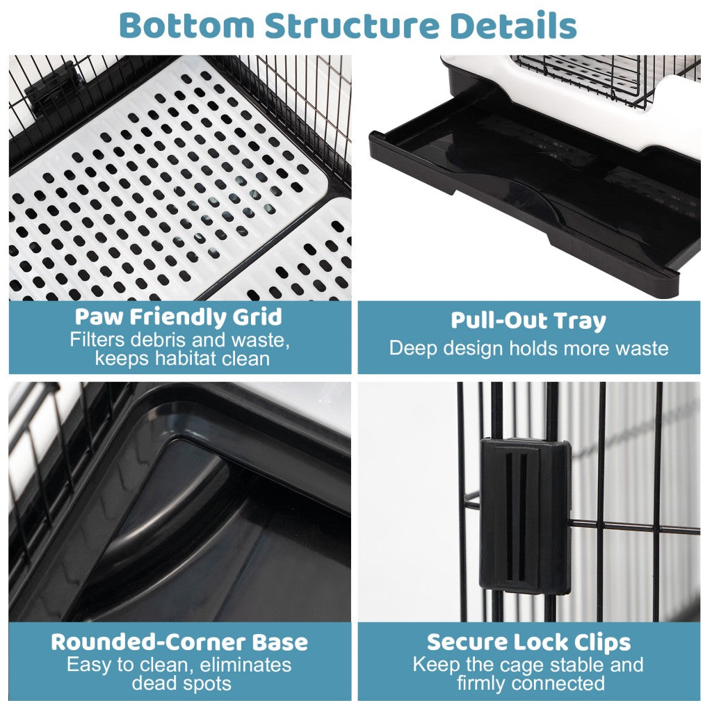 25" Small Animal Cage W25P-1F by Homey Pet Official