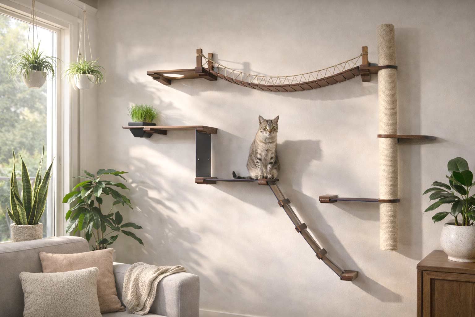 The Expedition - Cat Jungle Gym Wall System