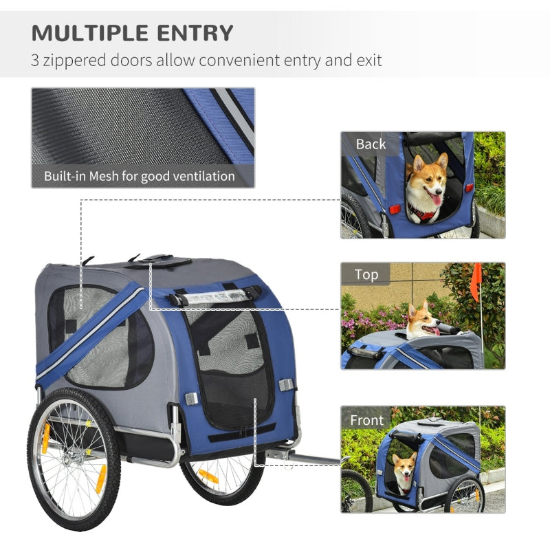 Bike Trailer Cargo Cart for Dogs and Pets by Furr Baby Gifts