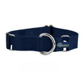 5/8″ and 1″ Navy Blue Nylon Martingale Dog Collar by 2 Hounds Design