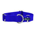 5/8″ and 1″ Royal Blue Nylon Martingale Dog Collar by 2 Hounds Design