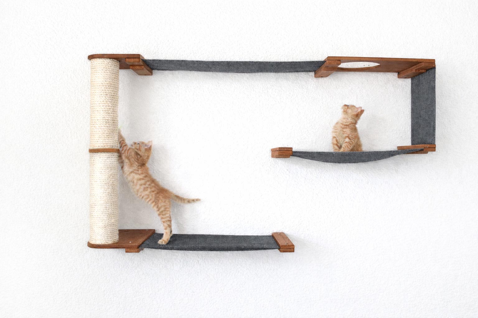 Cat Maze Wall - 3 Tier Cat Tree by Catastrophic Creations