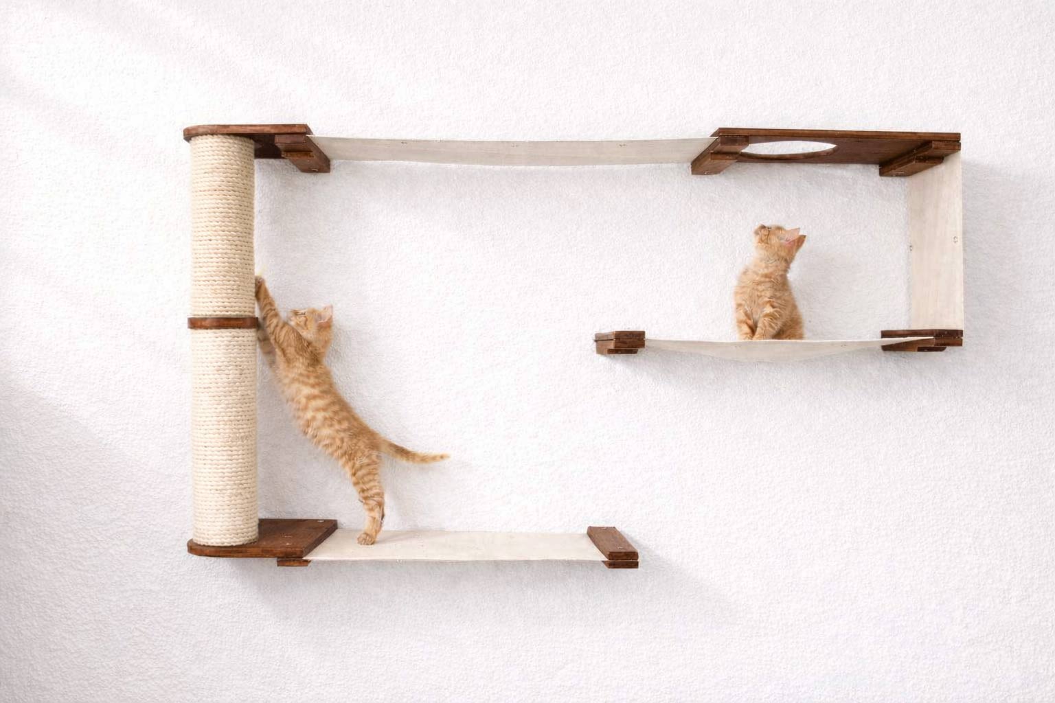 Cat Maze Wall - 3 Tier Cat Tree by Catastrophic Creations