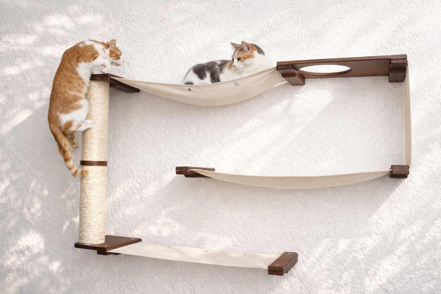 Cat Maze Wall - 3 Tier Cat Tree by Catastrophic Creations