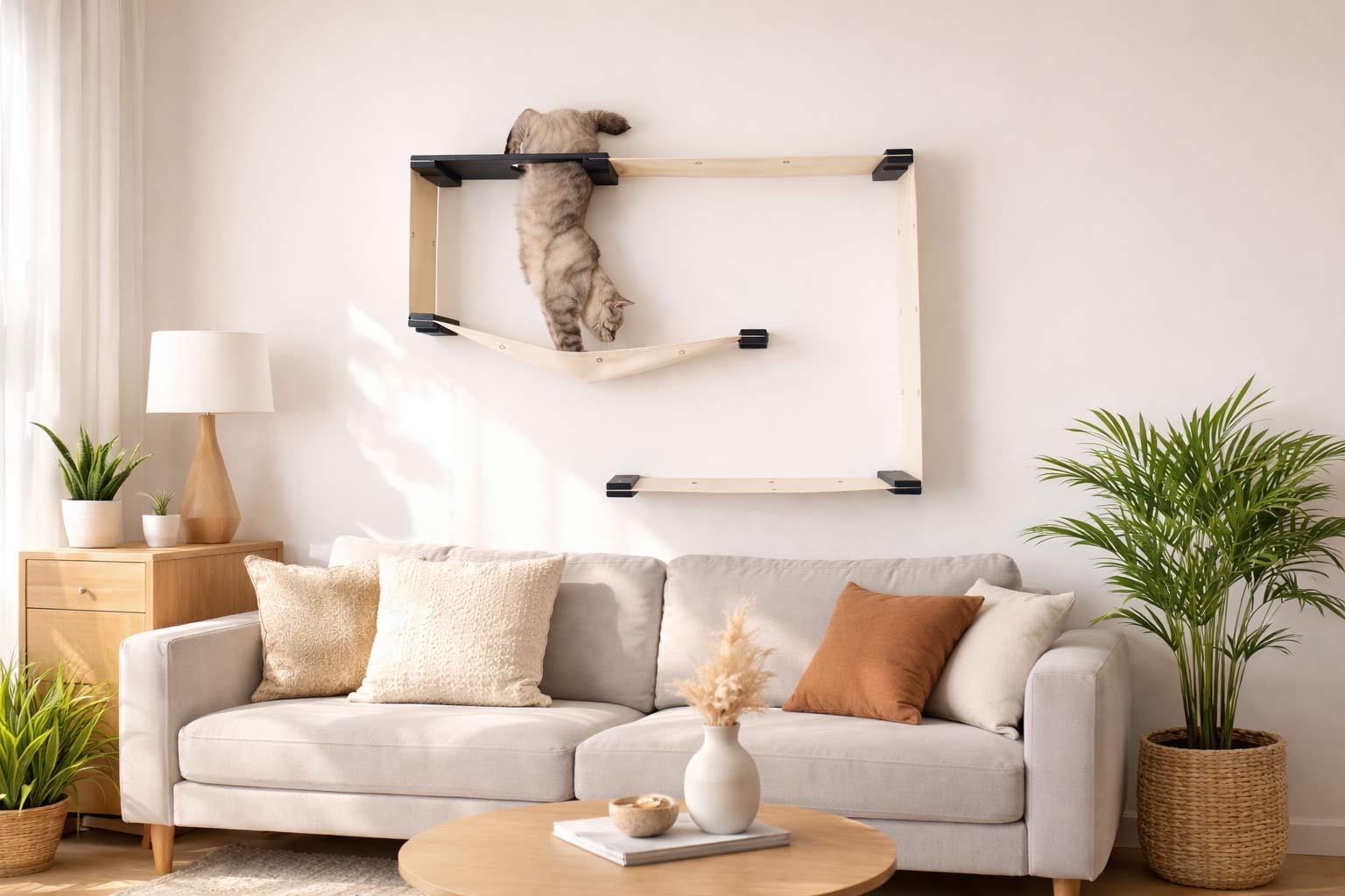 Cat Maze Wall - 3 Tier Cat Tree by Catastrophic Creations