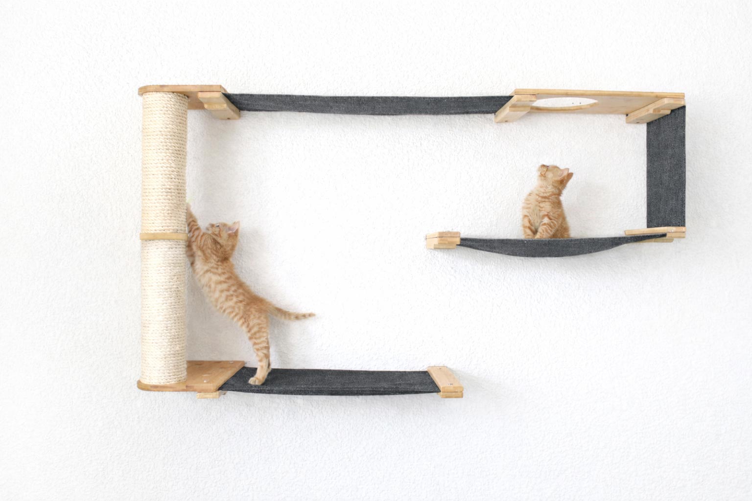 Cat Maze Wall - 3 Tier Cat Tree by Catastrophic Creations