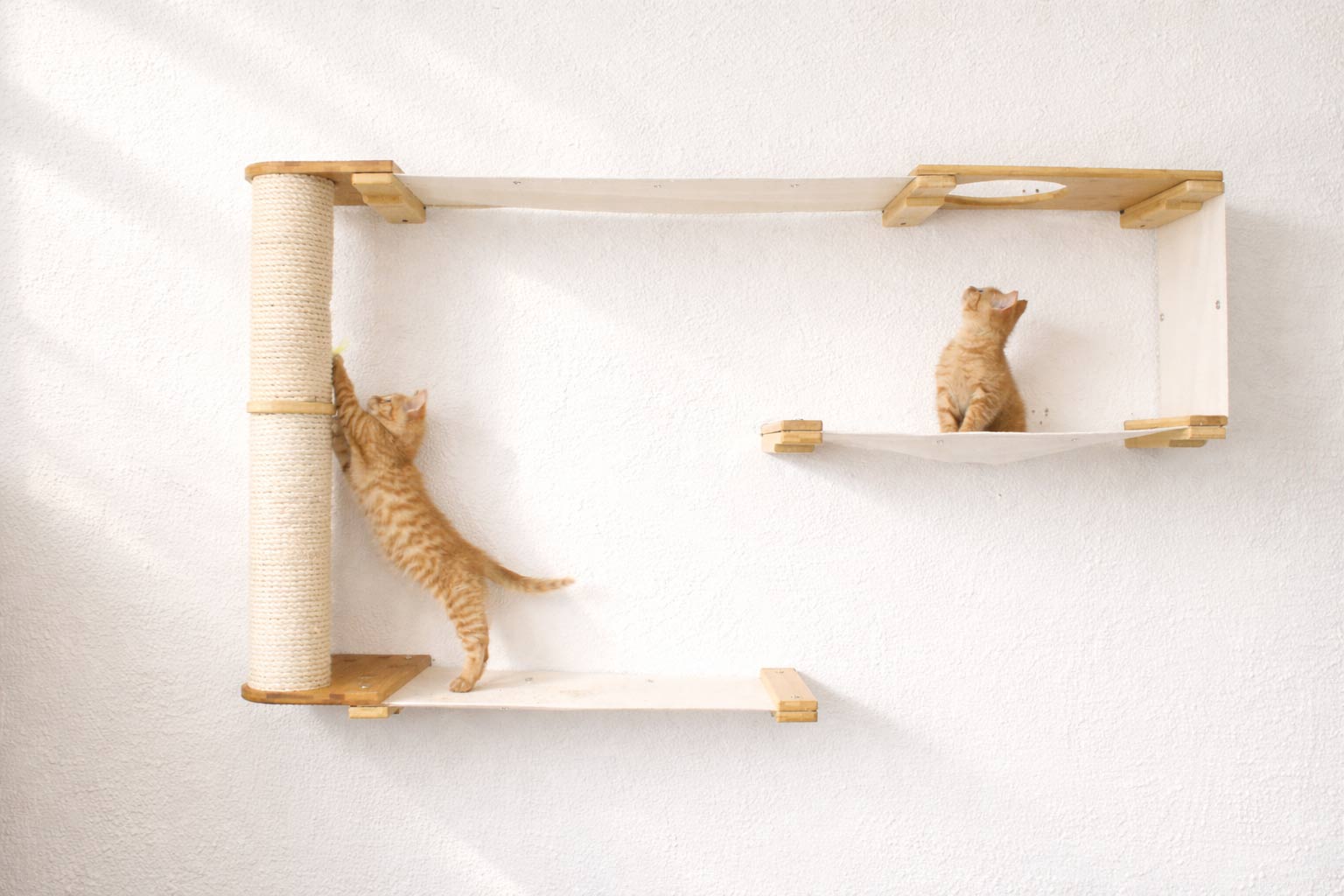Cat Maze Wall - 3 Tier Cat Tree by Catastrophic Creations