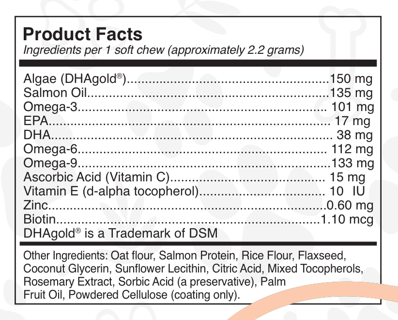 Radiant Refuge Skin & Coat Chews by My Dog Sanctuary