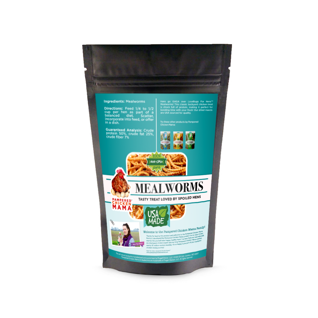 USA Mealworms -- LoveBugs For Hens (TM) by Dahlia Pets