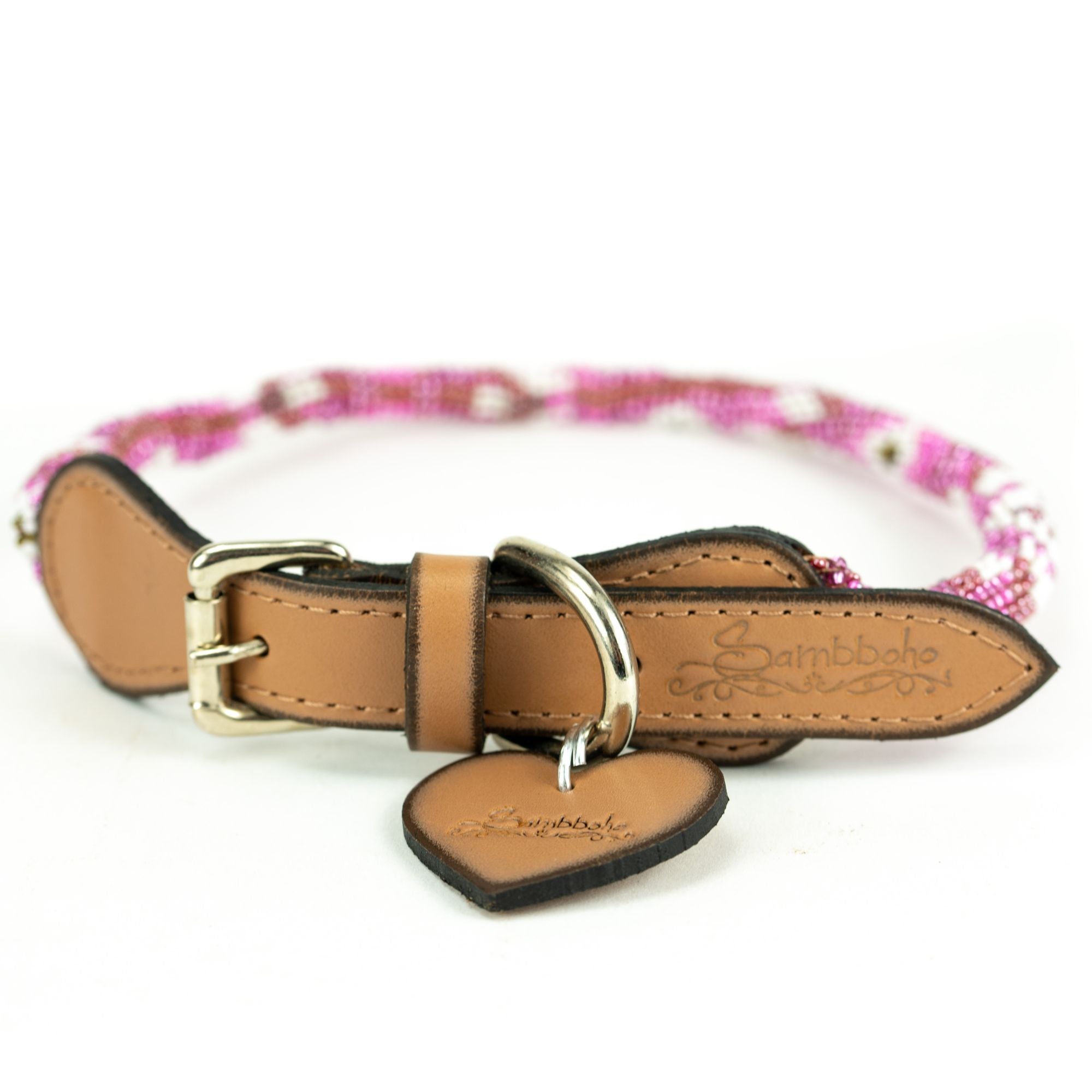 Melrose Sambboho dog collar (rolled) by Sambboho