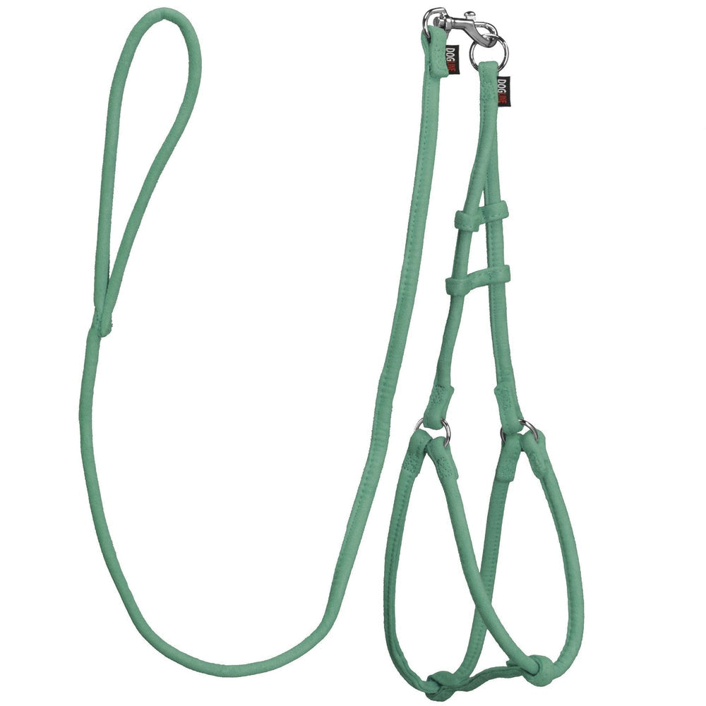 Comfort Microfiber Round Step-In Dog Harness + Dog Lead by Dogline