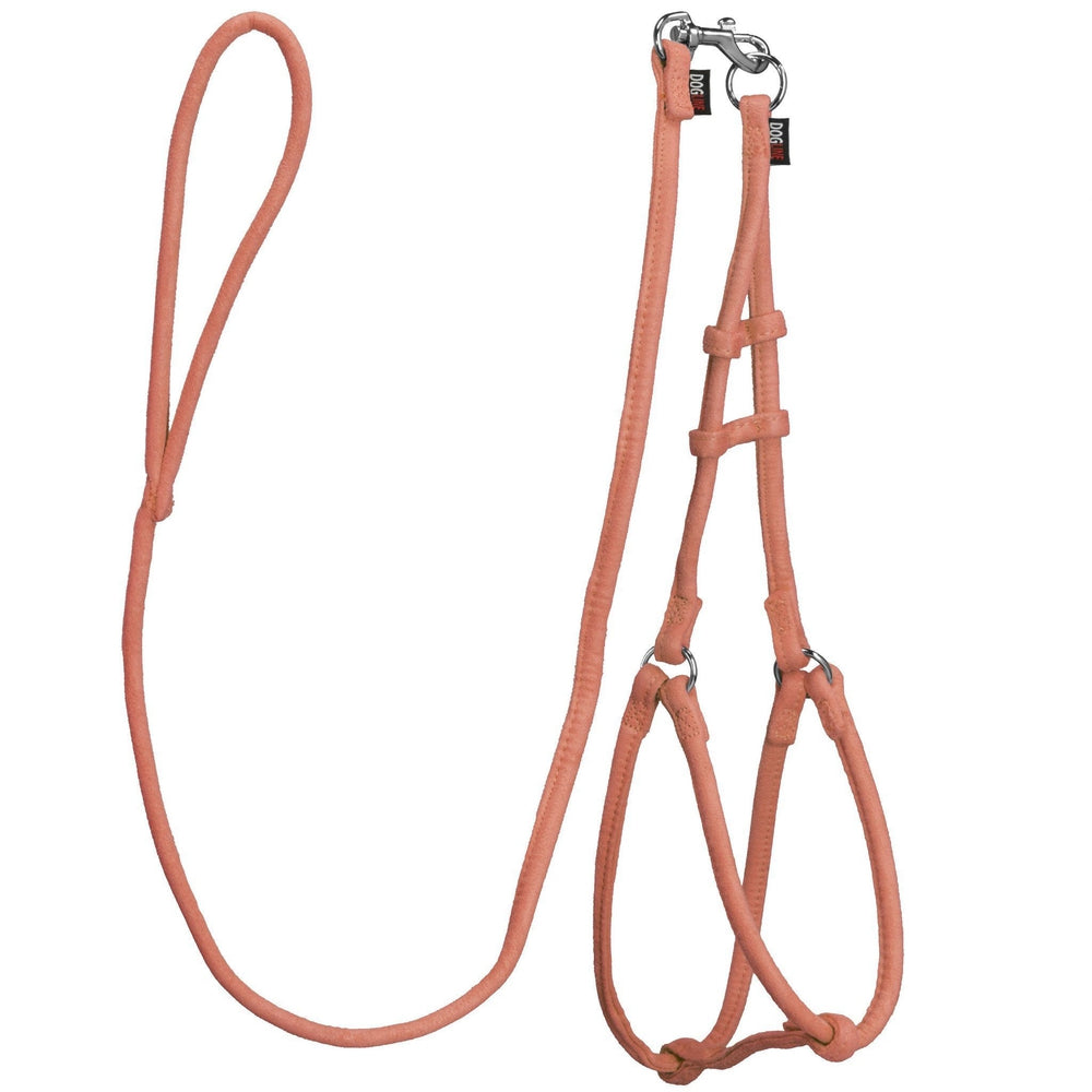 Comfort Microfiber Round Step-In Dog Harness + Dog Lead by Dogline