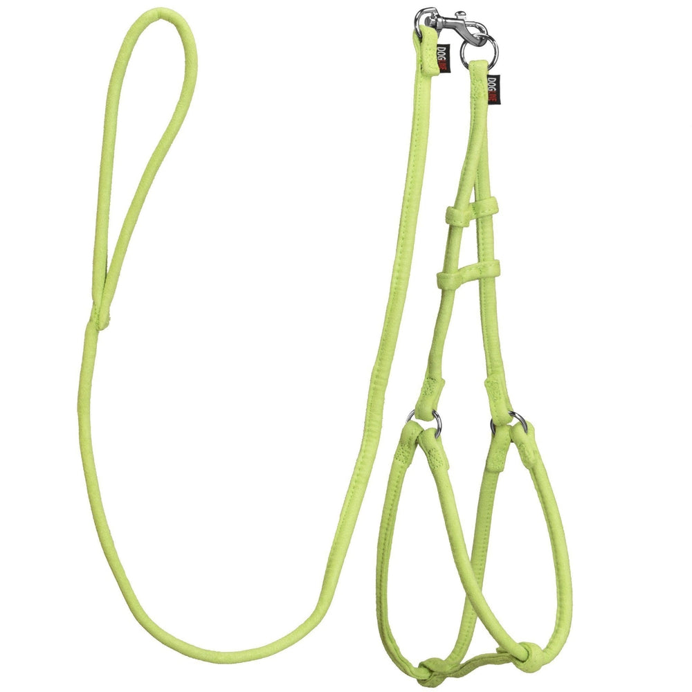 Comfort Microfiber Round Step-In Dog Harness + Dog Lead by Dogline