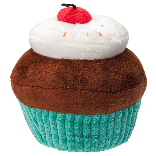 6" Cupcake Turquoise Dog Toy by Dogline