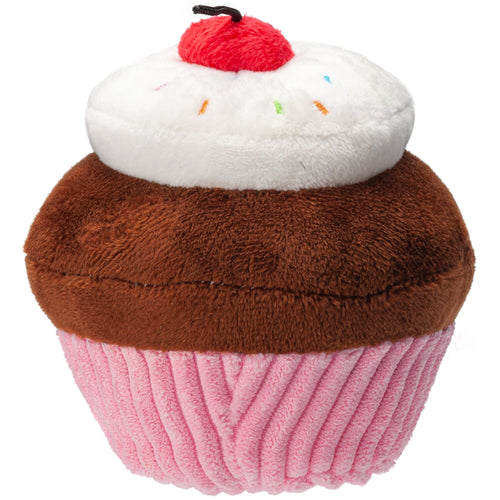6" Cupcake Pink Dog Toy by Dogline