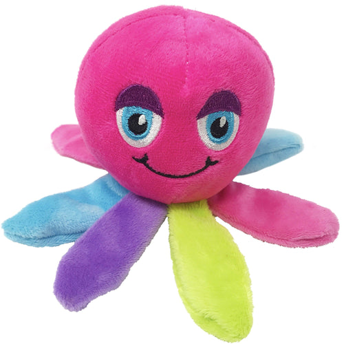 6" Octopus Mini Dog Toy by Dogline