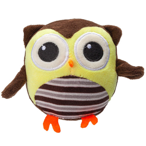 6" Owl Mini Dog Toy by Dogline