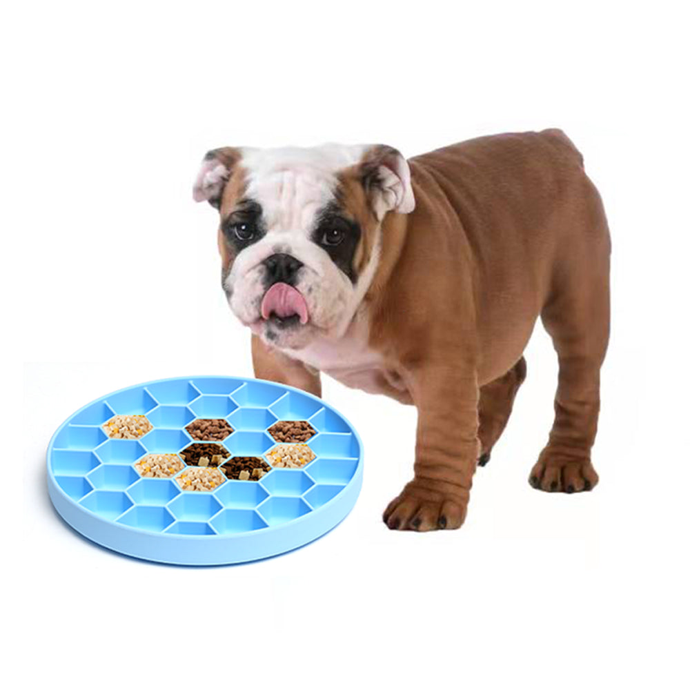 Mr. Peanut's Silicone Slow Feeder Dog Bowl by Mr. Peanut's Pet Carriers